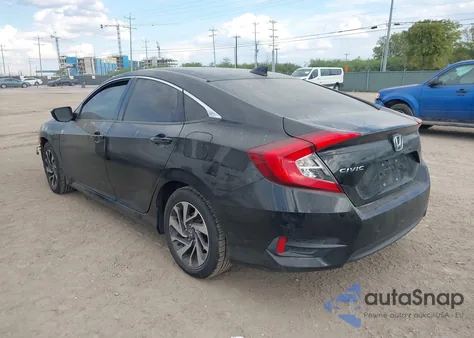 2018 Honda Civic Ex from USA, damaged, VIN 2HGFC2F74JH542606